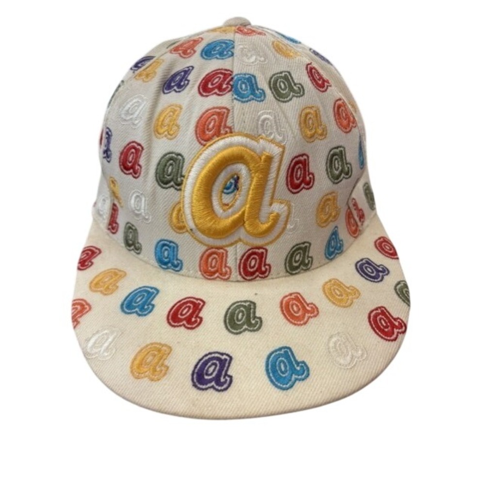 American Needle Atlanta Braves Cooperstown All Over Print Fitted Hat 7 1/4